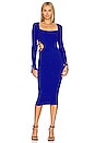 view 1 of 4 Salina Midi Knit Dress in Cobalt Blue