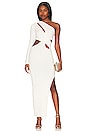 view 1 of 4 Audrina Cut Out Maxi Dress in Ivory