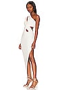 view 3 of 4 Audrina Cut Out Maxi Dress in Ivory