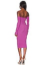 view 3 of 3 Marcella Cut Out Midi Dress in Purple