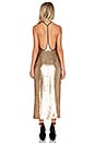 view 3 of 4 ROBE MAXI GLAMOUR in Copper