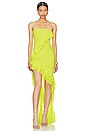 view 1 of 3 Nehna Mini Dress in Chartreuse