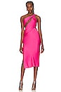 view 1 of 4 Misha Midi Dress in Hot Pink