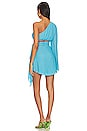 view 4 of 4 Viviana Mini Dress in Aqua Blue