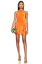 view 1 of 3 Ekta Mini Dress in Bright Orange