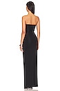 view 3 of 3 Charlotte Strapless Gown in Black