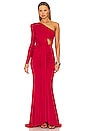 view 1 of 3 Althea Gown in Red