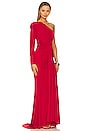 view 2 of 3 Althea Gown in Red