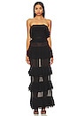 view 1 of 3 Lily Ruffle Dress in Black