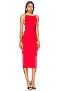 view 2 of 3 Myra Midi Dress in Bright Red
