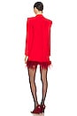 view 3 of 3 Yvette Blazer Dress in Scarlet Red