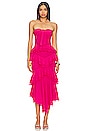 view 1 of 3 Sarita Gown in Lipstick Pink