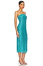 view 2 of 4 Aine Midi Dress in Turquoise