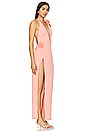 view 2 of 3 Emery Gown in Salmon Pink