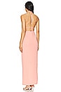 view 3 of 3 Emery Gown in Salmon Pink