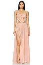 view 1 of 3 Aaron Gown in Blush Pink
