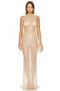 view 1 of 4 Zoe Gown in Champagne