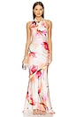 view 1 of 3 x Bridget Nessta Gown in Pink Floral