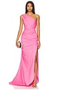 view 1 of 3 Zira Gown in Hot Pink