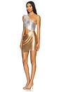 view 3 of 5 Nikita Mini Dress in Silver And Gold