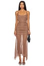 view 1 of 3 x Maggie MacDonald Aine Maxi Dress in Brown