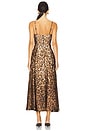 view 3 of 3 ROBE VESPER in Cheetah Brown