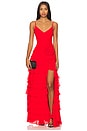 view 1 of 3 Aliza Gown in Red