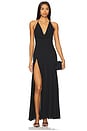 view 1 of 3 Nathalia Gown in Black
