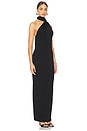 view 2 of 3 The Violetta Maxi Dress in Black