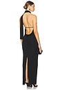 view 3 of 3 The Violetta Maxi Dress in Black