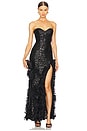 view 1 of 4 The Julietta Gown in Black