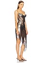 view 2 of 3 The Harley Midi Dress in Gunmetal