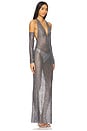 view 3 of 5 The Freya Gown in Gunmetal