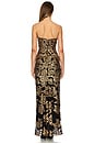 view 3 of 4 ВЕЧЕРНЕЕ ПЛАТЬЕ ALURA in Black & Gold