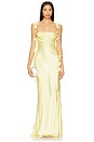 view 1 of 3 Inaya Gown in Butter Yellow