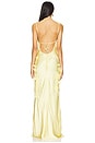 view 3 of 3 Inaya Gown in Butter Yellow