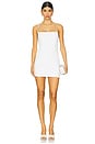 view 1 of 4 The Evelyn Mini Dress in White