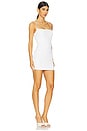 view 2 of 4 The Evelyn Mini Dress in White