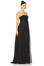 view 2 of 3 The Kimora Gown in Black