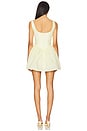 view 3 of 3 The Lina Mini Dress in Pale Yellow