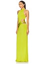 view 2 of 3 The Evanna Gown in Green