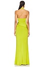 view 3 of 3 The Evanna Gown in Green