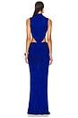 view 3 of 3 The Mohini Gown in Cobalt Blue