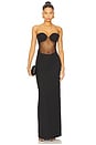 view 1 of 3 Jayla Gown in Black