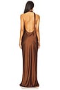 view 3 of 3 Naila Gown in Brown