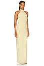 view 3 of 4 The Annalise Gown in Pale Yellow