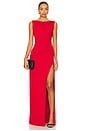 view 2 of 4 The Nyssa Gown in Red