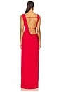view 4 of 4 The Nyssa Gown in Red