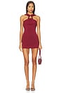 view 1 of 3 Petra Mini Dress in Wine