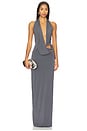 view 1 of 3 Sabine Gown in Slate Grey